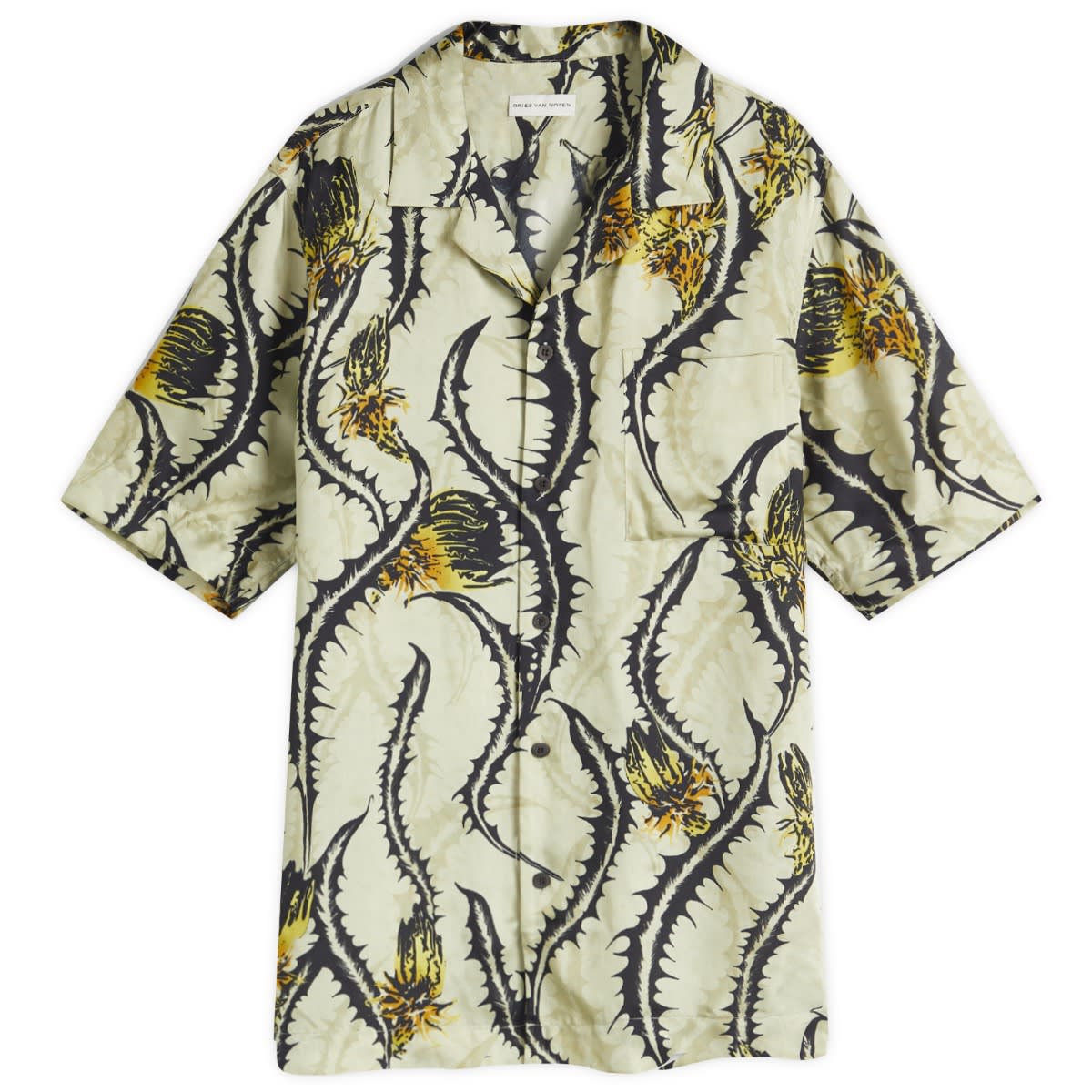 Риза Dries Van Noten Dries Van Noten Carltone Vacation Shirt Бежово | 251-020742-1001-206, 0