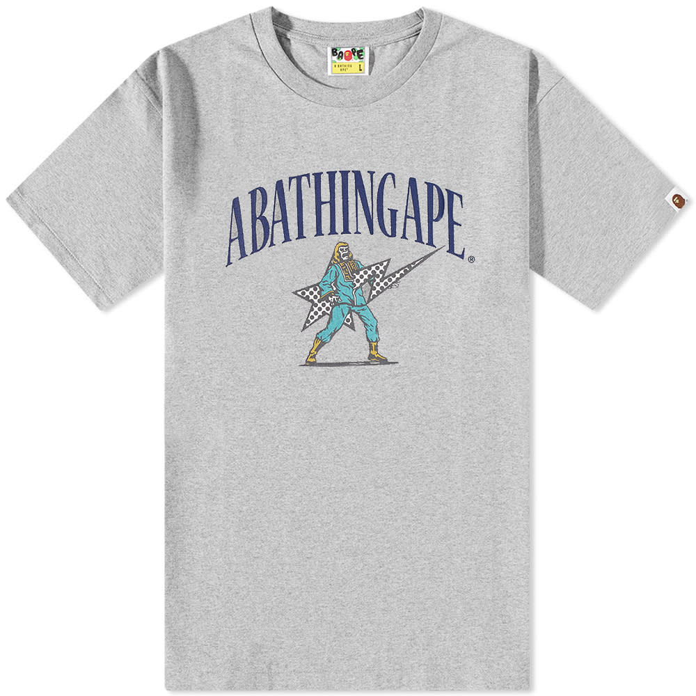 Тениска BAPE A Bathing Ape Archive sta Tee Сиво | 001TEI201014F-GRY, 0