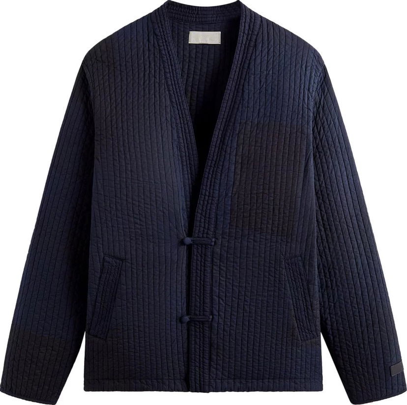 Яке бомбър KITH KITH Abbott Quilted Jacket Синьо | KHM010531-432