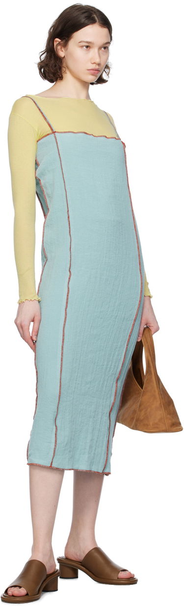 Pокля Baserange Midi Slip Dress Синьо | DRSKS-LC-SU24, 3