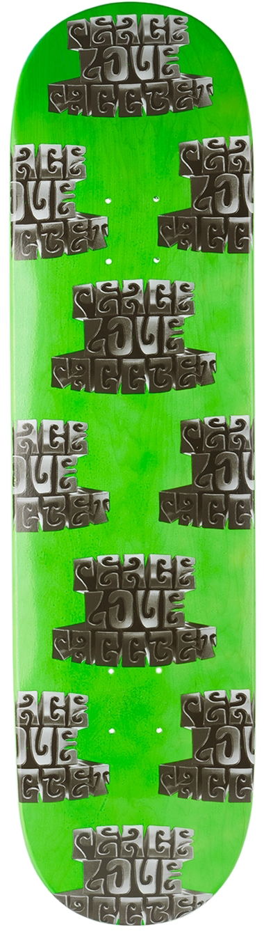 Flexstyle PACCBET Rassvet Green 3D Skateboard Deck, 8.1 in Зелено | PACC10SK14, 0