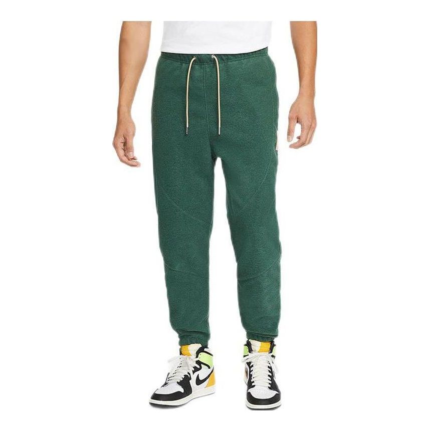 Спортни панталони Jordan Air Jordan Drawstring Lace-Up Sweatpants Зелено | DC9588-333, 0