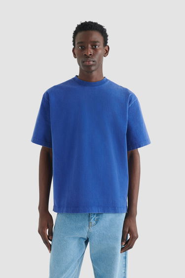 Тениска AXEL ARIGATO Typo Embroidered T-Shirt Синьо | A0787005, 7
