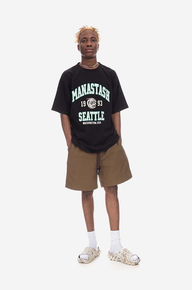 Тениска Manastash T-shirt With Print Черно | 7923134050, 0