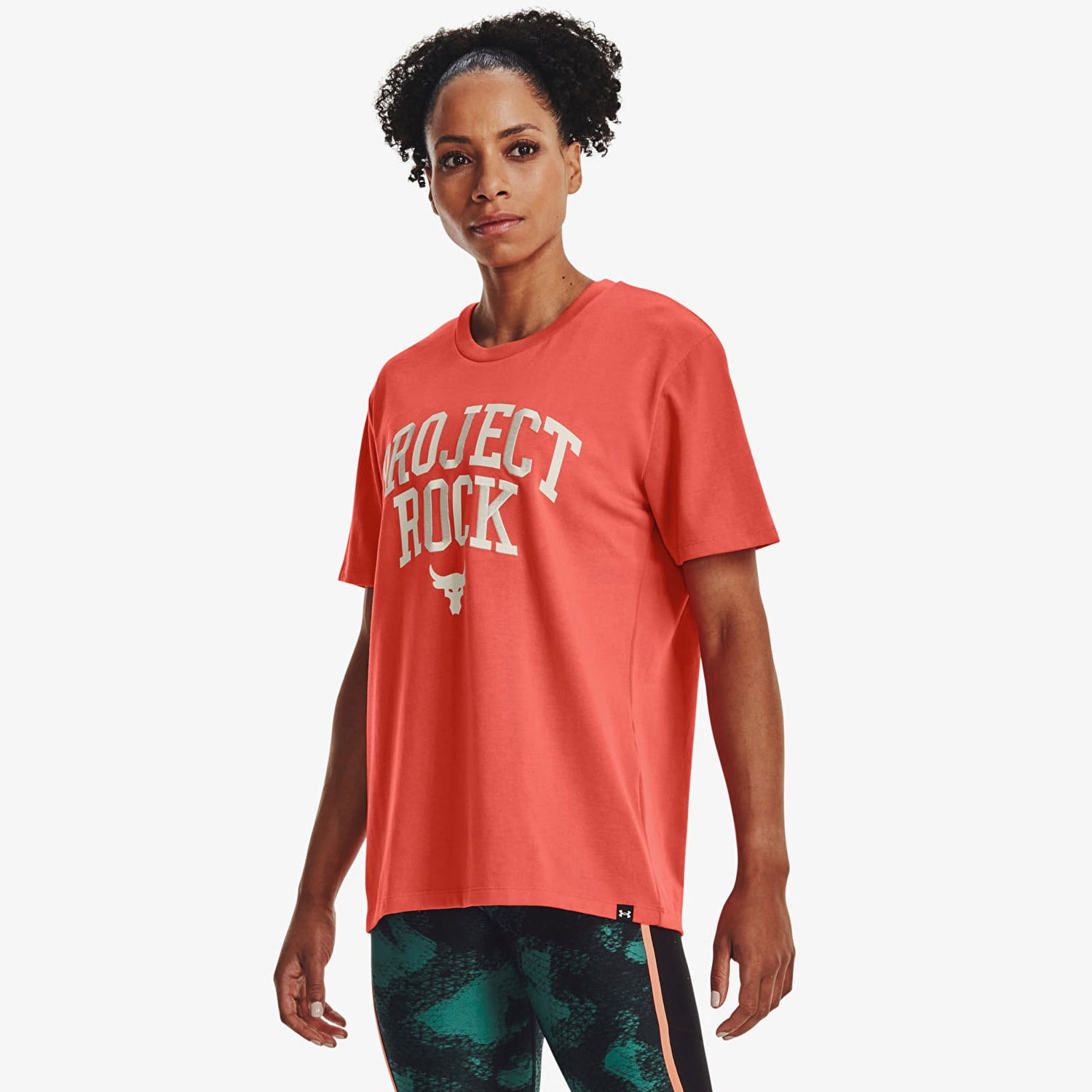 Тениска Under Armour Project Rock Heavyweight Campus T-Shirt Червено | 1377449-872, 0