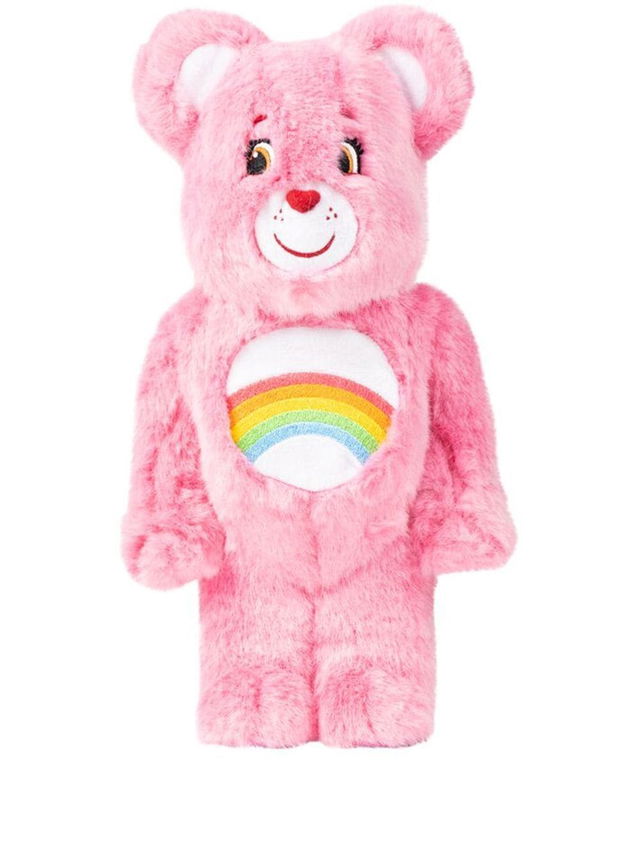 Care Bears Cheer Bear Costume Version BE@RBRICK collectible - Pink