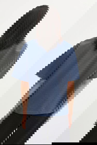 Тениска Carhartt WIP S/S Benton T-Shirt Синьо | I035590.VQGD, 2