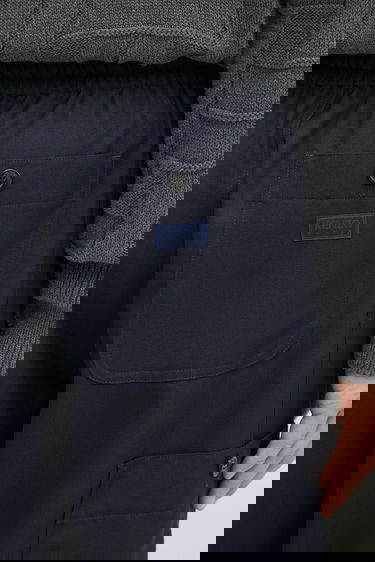 Карго панталони KENZO Kenzo Wool Cargo Jogpant Тъмно синьо | FE65PA5019RE, 3