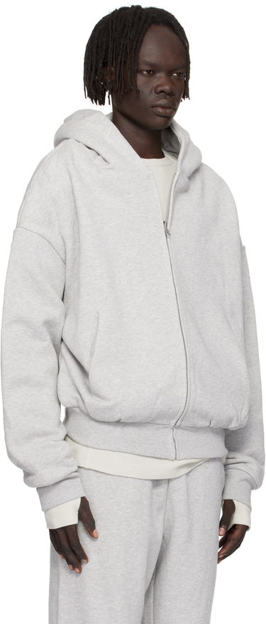 Суитчър Entire Studios Entire Studios Thermal Zip-Up Hoodie Сиво | ES2488SI, 1
