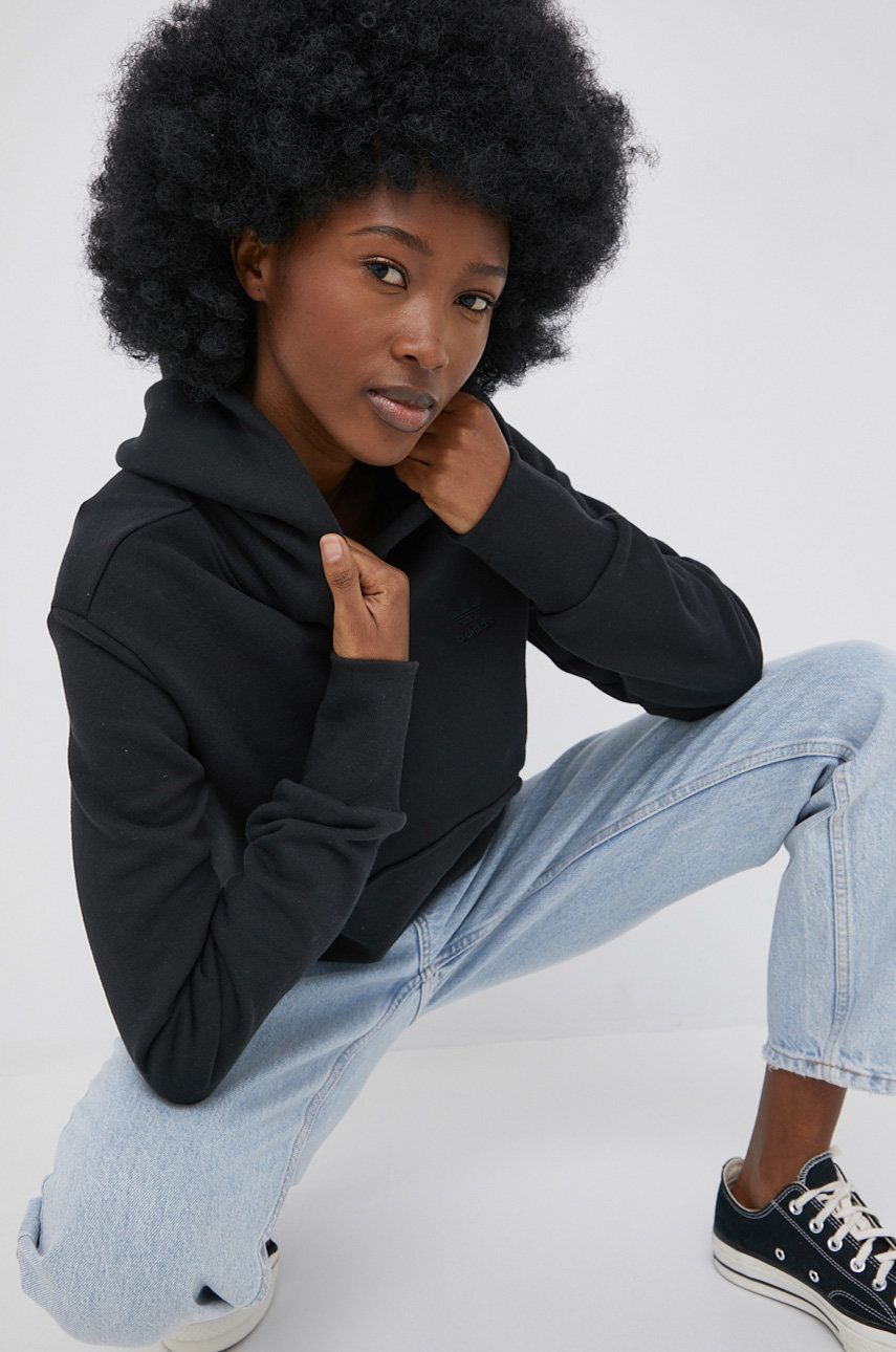 Суитчър adidas Originals Trefoil Moments Sweatshirt Черно | HE6920, 0