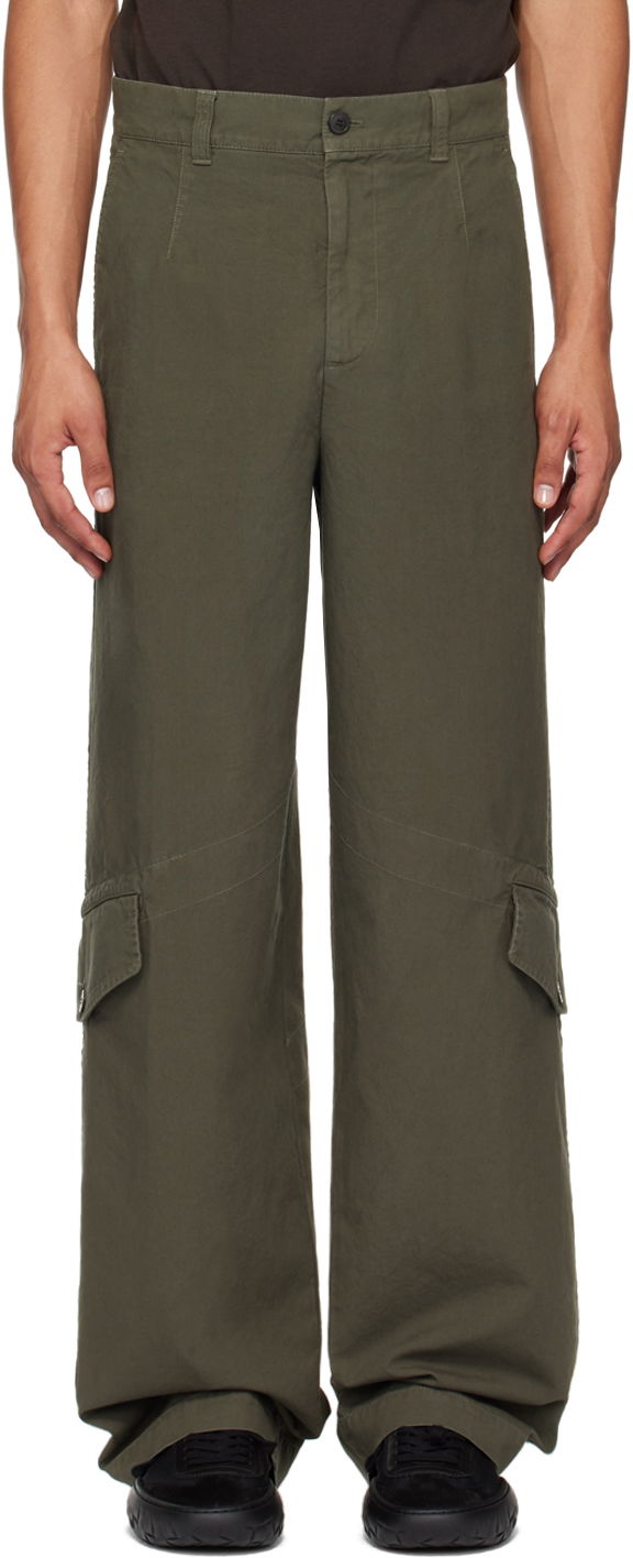 Gray Loose-Fit Cargo pants