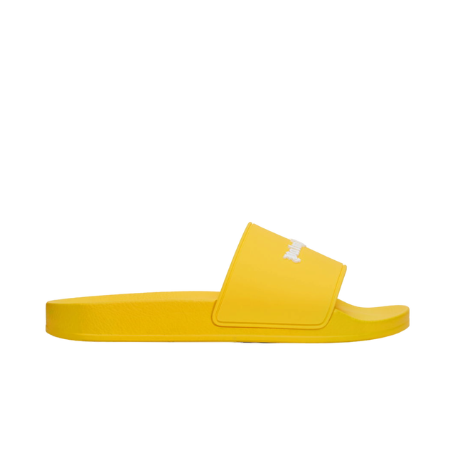 Yellow Logo Pool Slides