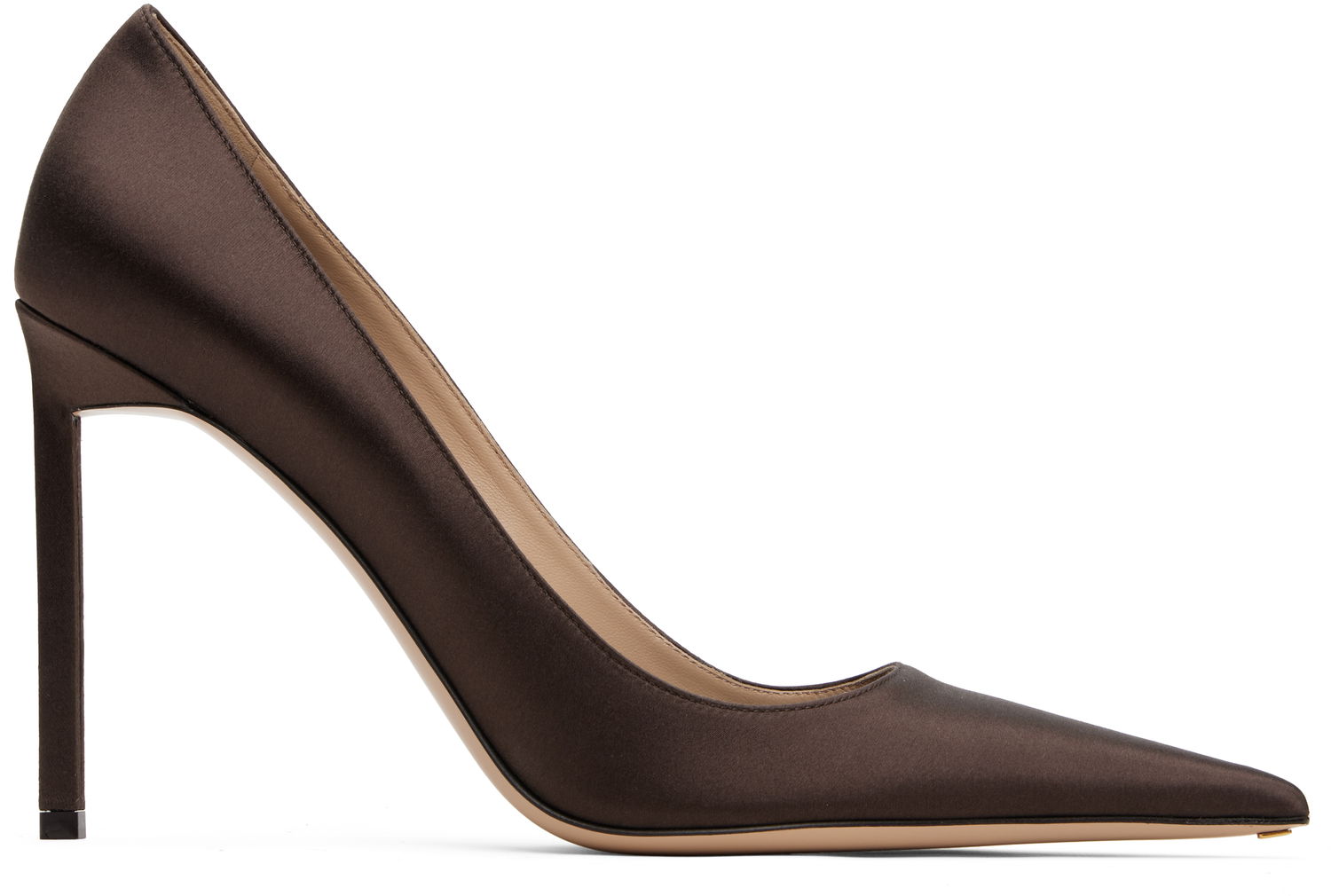 Бижута Tom Ford TOM FORD Betty Satin Heels Кафяво | W3721-TSA001N, 0