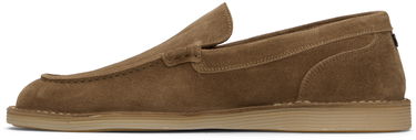 Кецове и обувки Dolce & Gabbana Florio Ideal Suede Loafers Кафяво | A50593AS707, 2