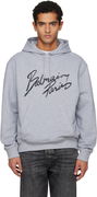 Balmain Paris Script Logo Hoodie