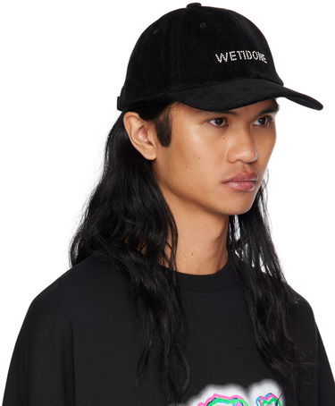 Шапка с козирка We11done Embroidered Logo Denim Cap Черно | WD-AH2-24-401-U-BK, 1