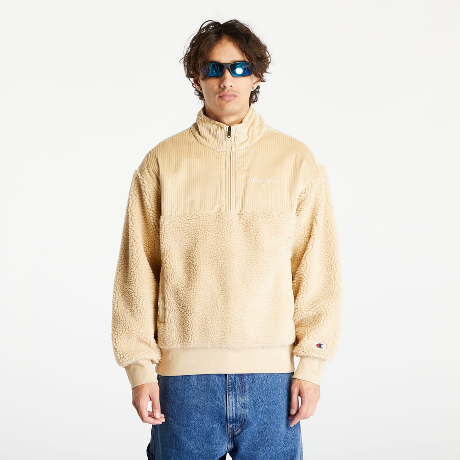 Яке Champion Half Zip Top Creamy Бежово | 219447 CHA MS073, 0