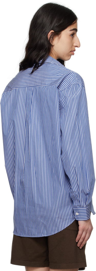 Риза Sporty & Rich Sporty & Rich Oversized 'SRC' Shirt Синьо | SI006612302ST02, 2