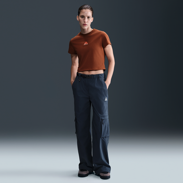 Съкратен топ Nike ACG Nike ACG Dri-FIT Cropped Short Sleeve T-Shirt Кафяво | HM6084-245, 3