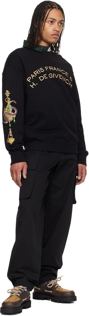 Пуловер Givenchy Givenchy Boxy Fit Sweatshirt Черно | BMJ0LCGYPW001, 3