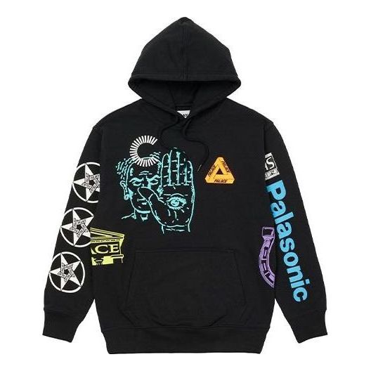 Суитчър Palace Palace X Cannondale Graffiti Print Hoodie Черно | P21CHD001