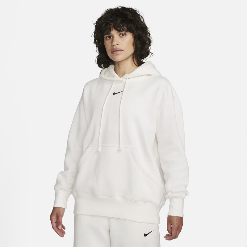 Суитчър Nike Sportswear Phoenix Fleece Oversized Pullover Hoodie Бяло | DQ5860-133, 0