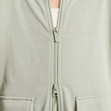 Суитчър Nike Girls' Fleece Hoodie with Pockets Сиво | FZ5549-370, 2
