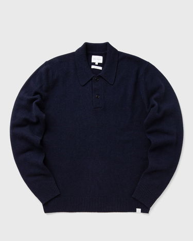 Поло тениска NORSE PROJECTS Standard Merino Lambswool Polo Черно | N45-0621-7004, 0