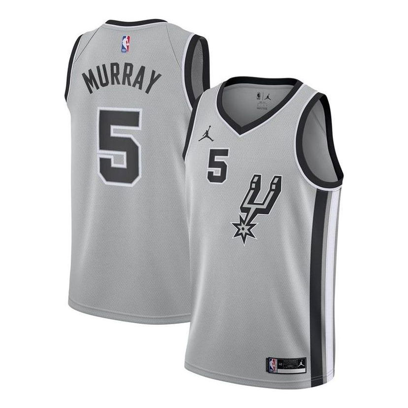 Фланелка Jordan NBA San Antonio Spurs Dejounte Murray Jersey Сиво | CV9494-011