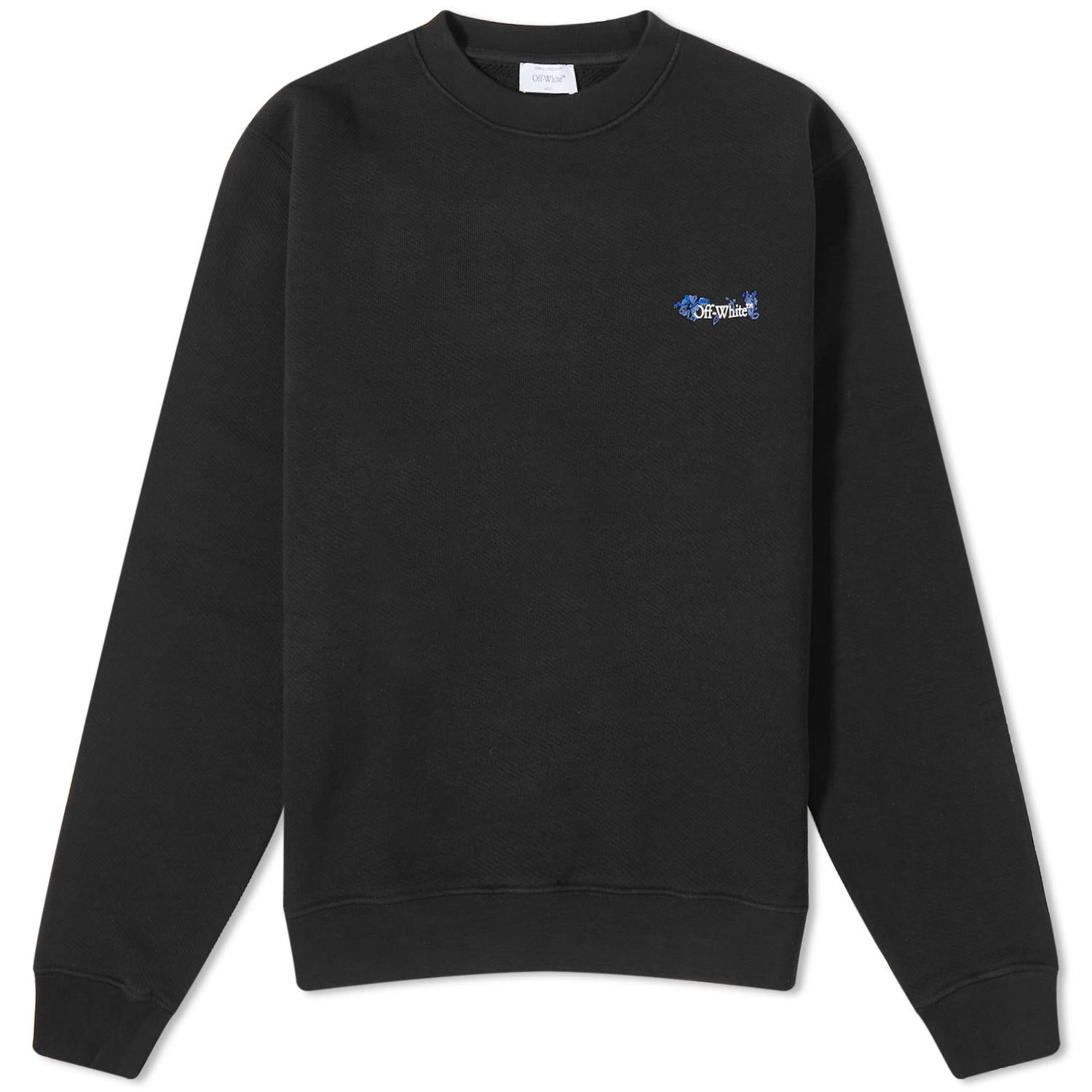 Суитчър Off-White Flower Arrow Regular Crewneck Sweatshirt Черно | OWBA055F23JER0071045, 0