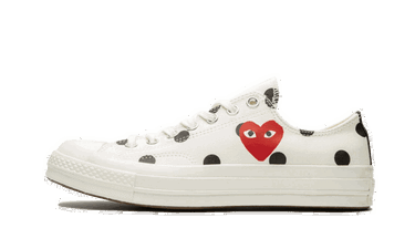 Кецове и обувки Converse Comme des Garçons PLAY x Chuck Taylor All-Star 70s OX Бяло | 157249C, 0
