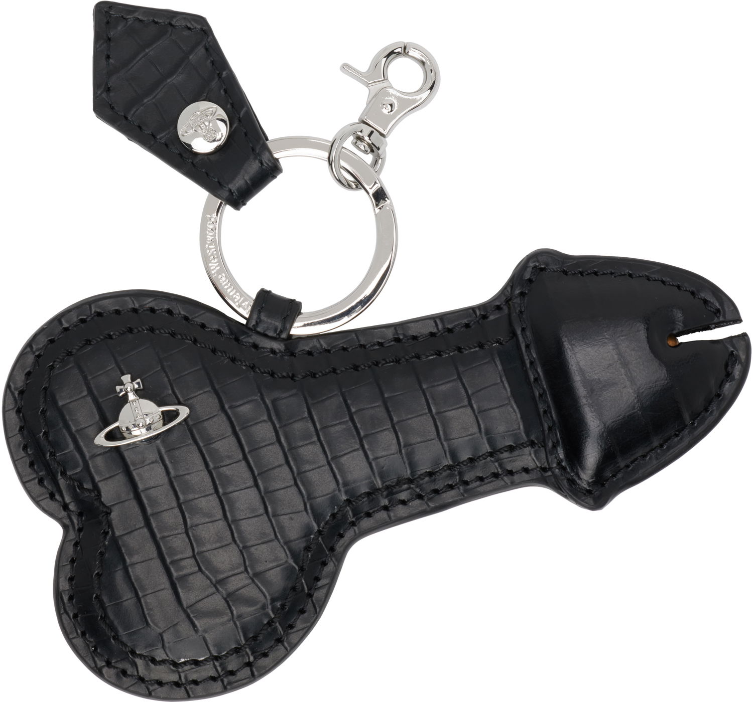 Ключодържатели Vivienne Westwood Vivienne Westwood Bell End Leather Keychain Черно | 8203012KU-L00C0-, 0