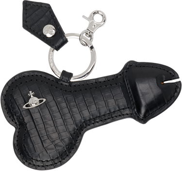 Ключодържатели Vivienne Westwood Vivienne Westwood Bell End Leather Keychain Черно | 8203012KU-L00C0-, 0