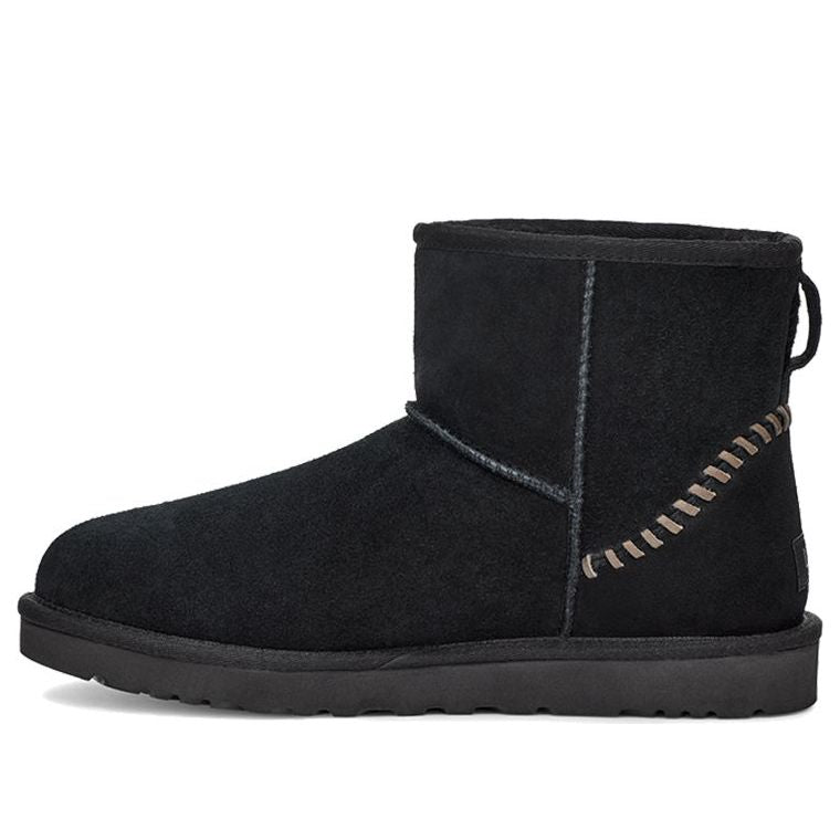 Кецове и обувки UGG Classic Mini Deco Suede Boots Черно | 1115565-BLK, 0