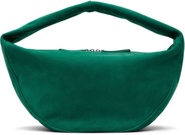 Чанта през рамо BY FAR BY FAR Maxi Cush Suede Shoulder Bag Зелено | MWBSB022KL007GR047PL, 0