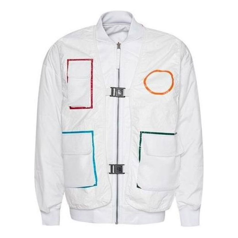 Яке бомбър Converse Padded Outerwear Jacket Бяло | 10019771-A02