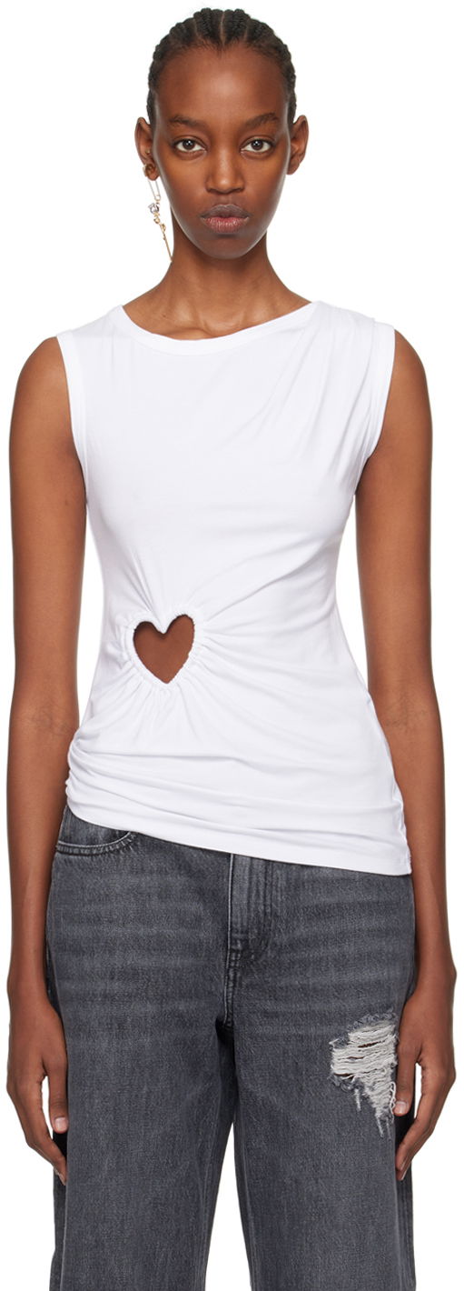Потник Ambush Heart Shape Tank Top Бяло | BWAG003S24JER0010100, 0