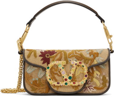 Чанта през рамо Valentino Valentino Garavani Locò Small Embroidered Shoulder Bag Многоцветен | 6W2B0K53LBI, 0