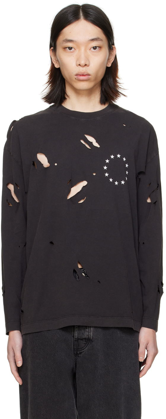 Études Spirit Europa Destroyed Long Sleeve T-Shirt