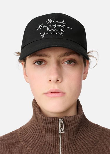 Шапка с козирка AXEL ARIGATO Scribble New York Baseball Cap Черно | X3967001, 4
