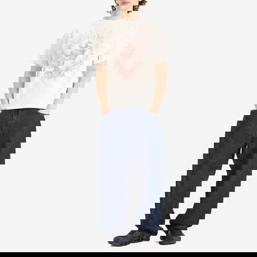 Тениска Aries Faded Ex Amino Graphic Print Short Sleeve T-Shirt Бежово | AR60014-OWT, 4