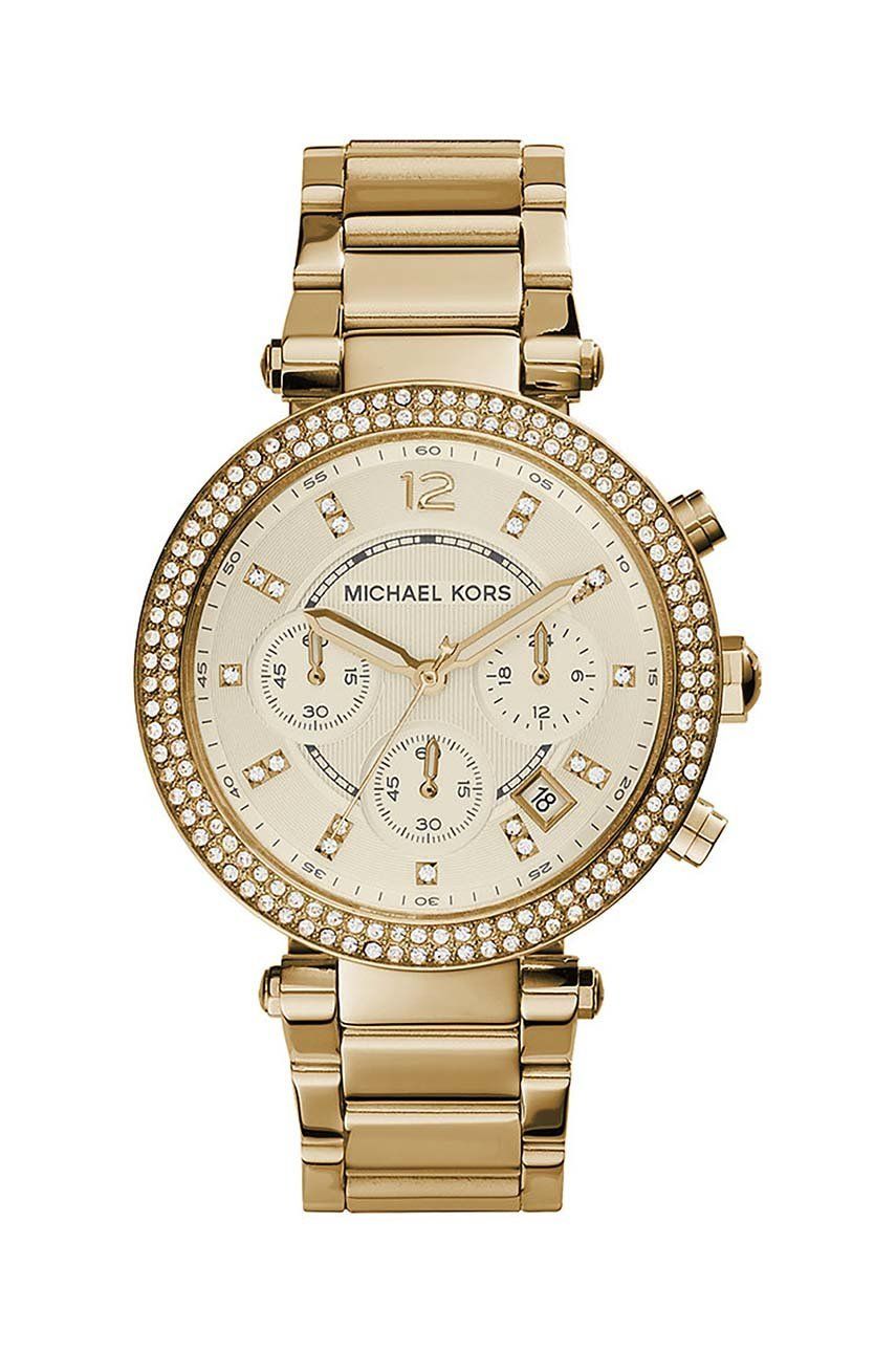 Часовник Michael Kors Gold-Tone Chronograph Watch Металик | MK5354, 0