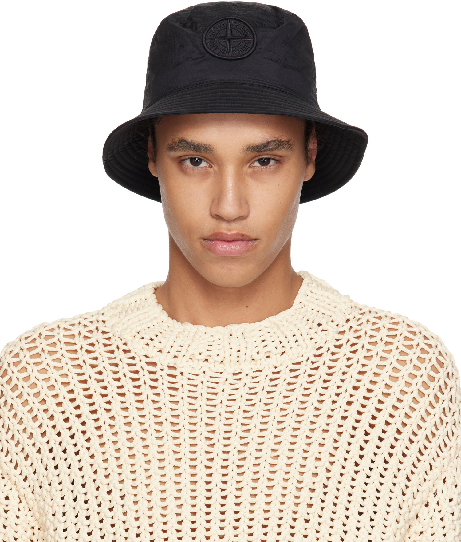 Шапка Stone Island Stone Island Nylon Bucket Hat Черно | K1S15 9100009 S0076, 0