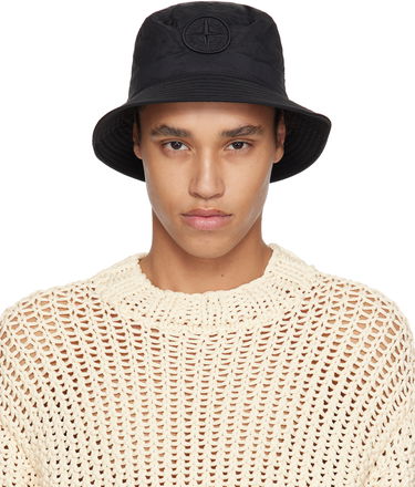 Шапка Stone Island Stone Island Nylon Bucket Hat Черно | K1S15 9100009 S0076, 0