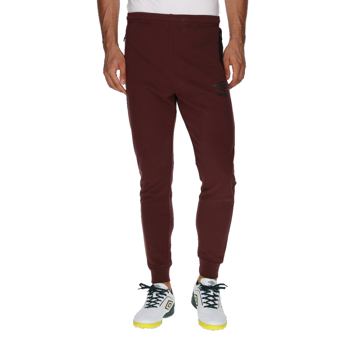 Спортни панталони Umbro Basic Slim Fit Cuffed Joggers Бургунди | UMA243M101-09, 0