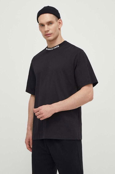 Тениска The North Face Black Cotton T-Shirt Черно | NF0A87DDJK31, 0