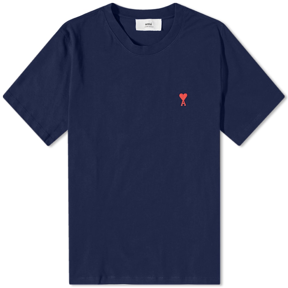 Тениска AMI Tonal Small A Heart Tee Тъмно синьо | UTS001-724-491, 0