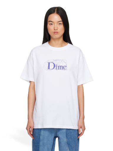 Тениска Dime Ratio T-Shirt Бяло | DIME23D2F18WHT