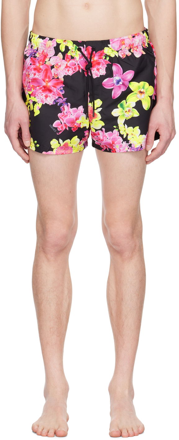 Бански Versace Orchid Swim Shorts Черно | 1007841 1A06371, 0