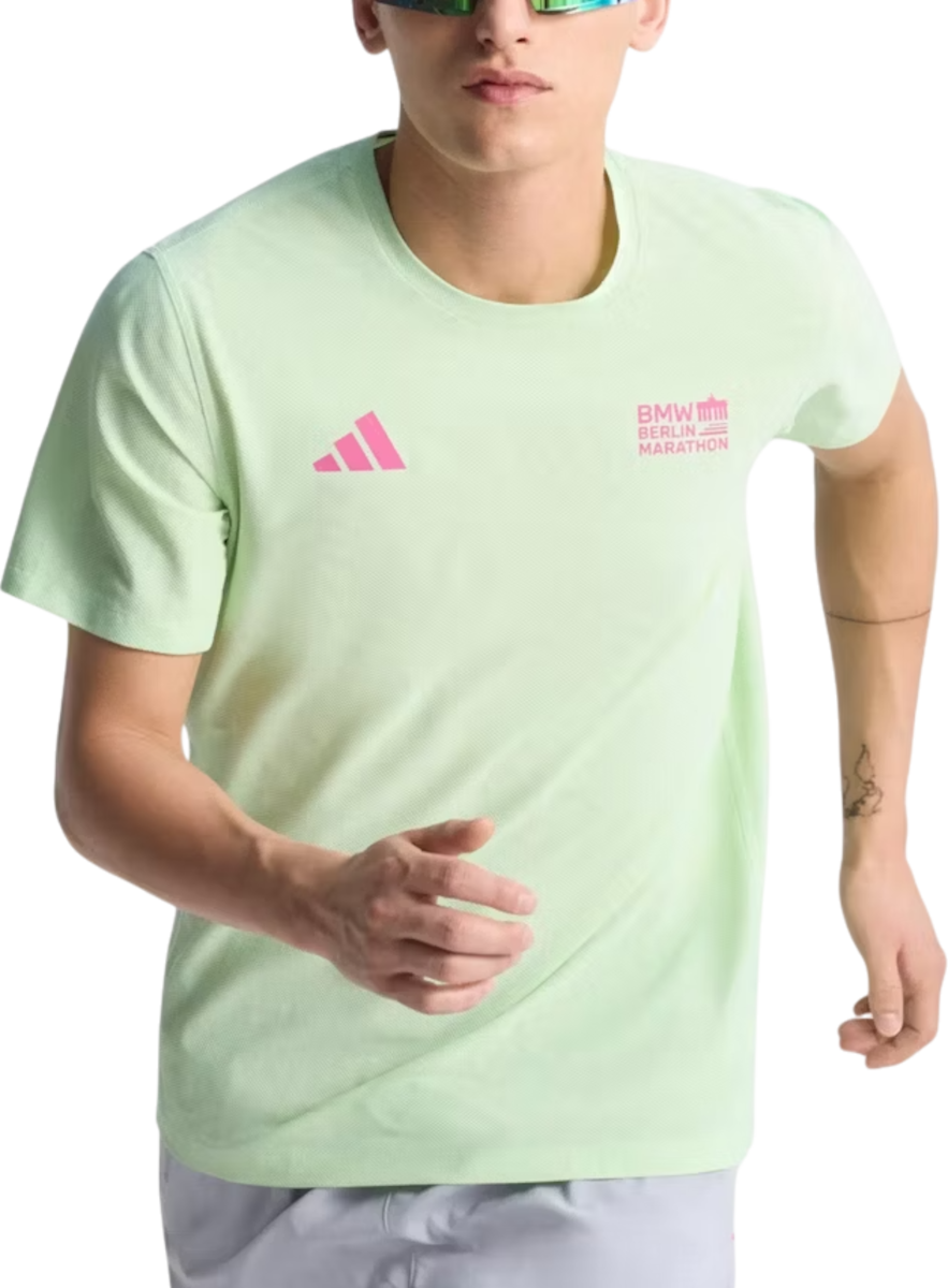 Тениска adidas Originals Adidas BMW Berlin Marathon 2025 T-Shirt Зелено | jz6361, 0